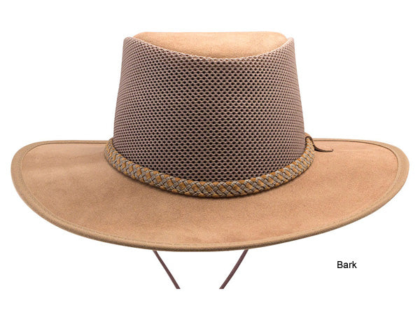 Head n Home Breeze Suede Leather Vented Packable Ladies Hat