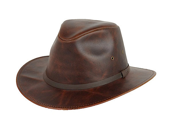 Henschel 2X-3X Packable Leather Safari Hat – aztex-hats