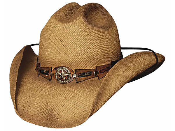 Bullhide Star Central Panama Straw Cowboy Hat Western Size Large Bullhide Men main image 2
