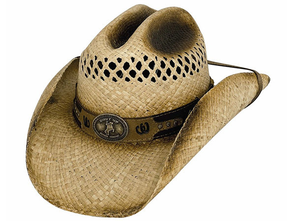 Bullhide Shut Up And Ride - Straw Cowboy Hat main image 0