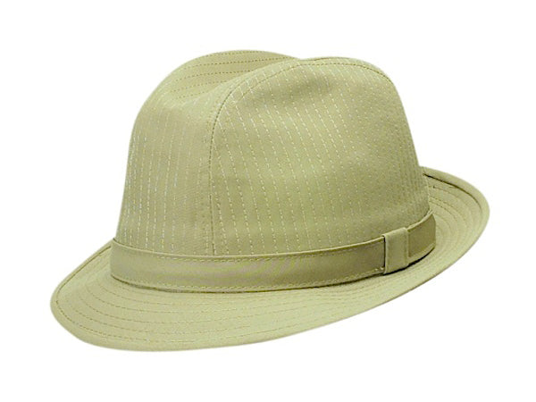 Dorfman Pacific Rex Walker Cloth Walking Hat: Khaki, L