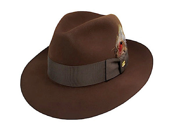 dress hats Stetson Temple Fur Felt Fedora Hat dress hats Stetson Temple Fur Felt Fedora Hat