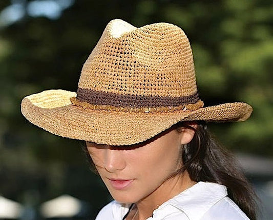 Tahiti Cowgirl Summer Straw Hat