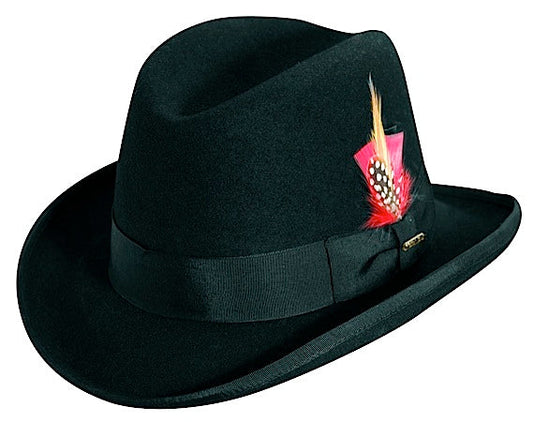 Scala Godfather Felt Fedora