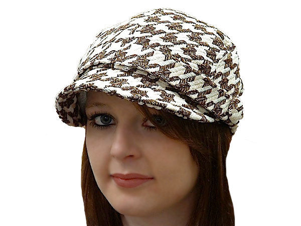 帽子 RRL D CAP BROWN CHECK Brown and White Check Cap – aztex-hats