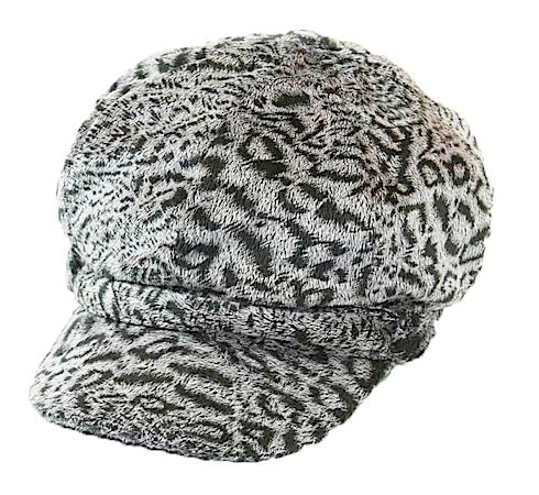 Sandy Tiger Newsboy Cap