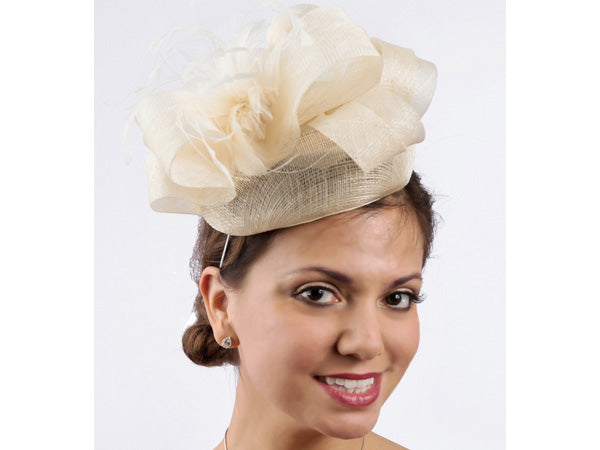 Sweet Amore Sinamay Pillbox Fascinator