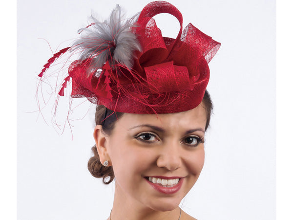 Sweet Amore Sinamay Pillbox Fascinator