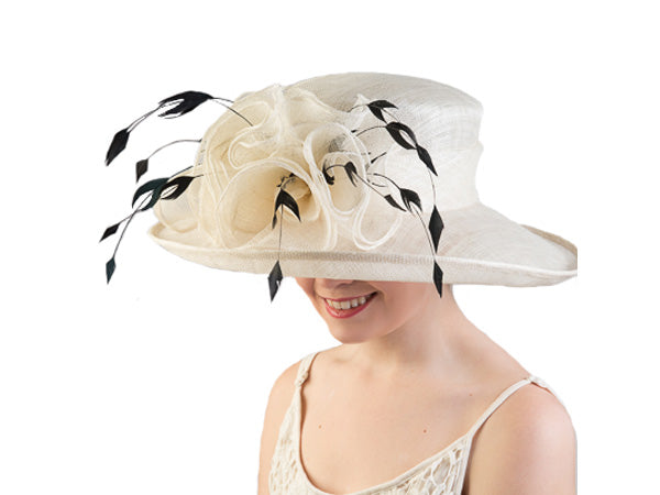 Tabitha Kettle Edge Sinamay Hat