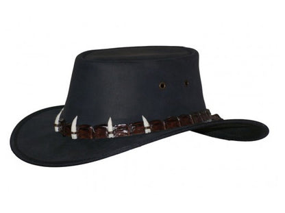Barmah Outback Crocodile Leather Hat