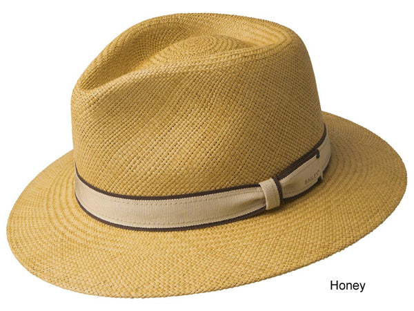 Bailey Brooks Panama Straw Fedora Hat