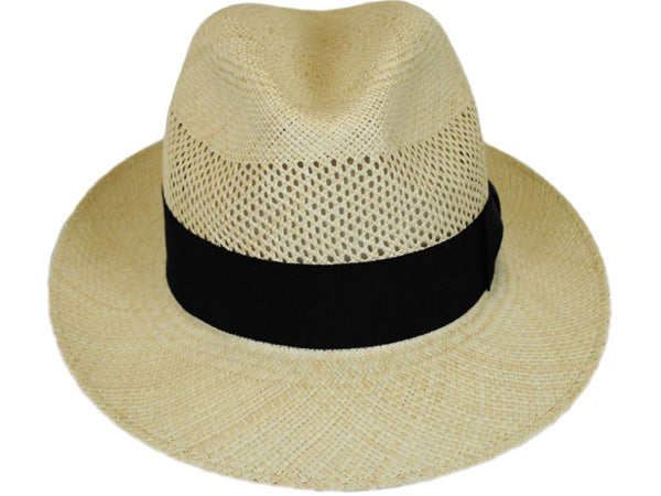 Bailey Groff Vent Panama Straw Fedora Hat