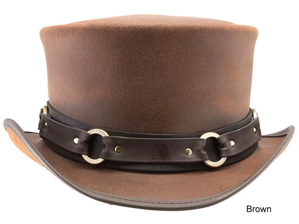 Head n Home El Dorado Leather Top Hat SR2 Band