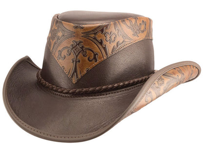 Head n Home Falcon Leather Western Hat