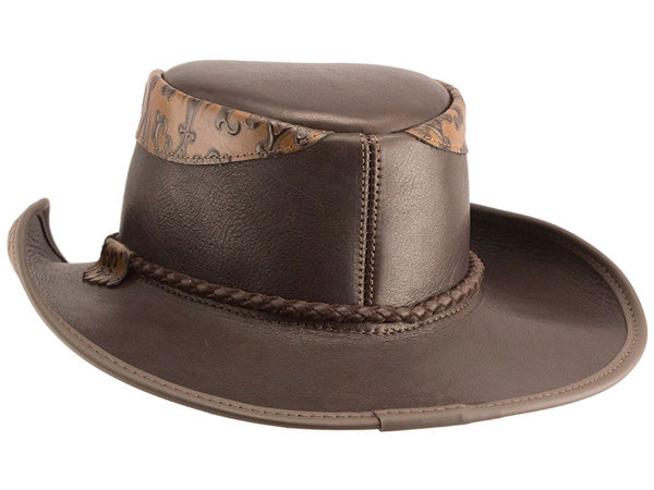 Head n Home Falcon Leather Western Hat