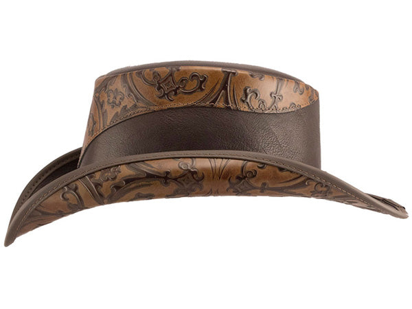 Head n Home Falcon Leather Western Hat