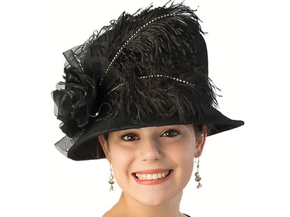 Ziva Wool Felt Ladies Dress Hat