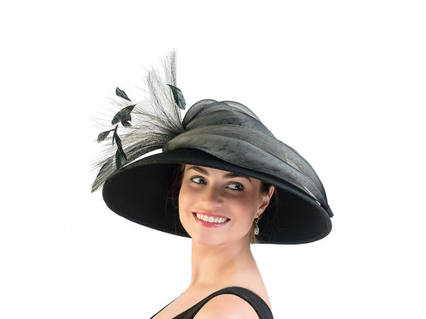 Abby Wool Felt Ladies Dress Hat