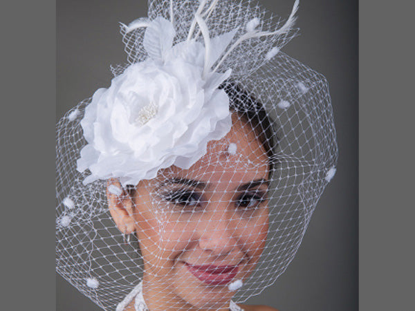 Genuine Sweetness Silk Flower Fascinator