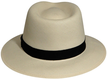 Bailey Konrath Premium Shantung Straw Fedora Hat