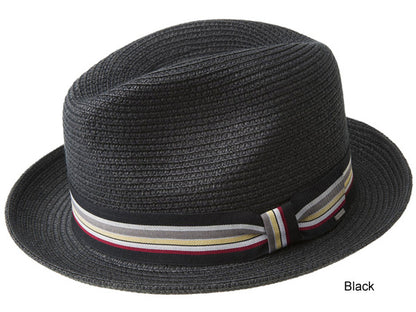 Bailey Salem Straw Braid Fedora Hat
