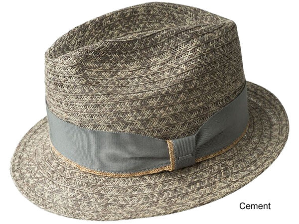 Bailey Romeo Raffia Braid Fedora Hat