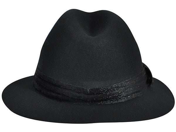 Karen Kane Faux Fur Band Felt Fedora