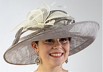 Kelly Wide Brim Sinamay Hat