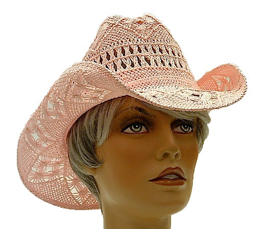 Cowrie Shell Cowgirl Straw Hat | Natural