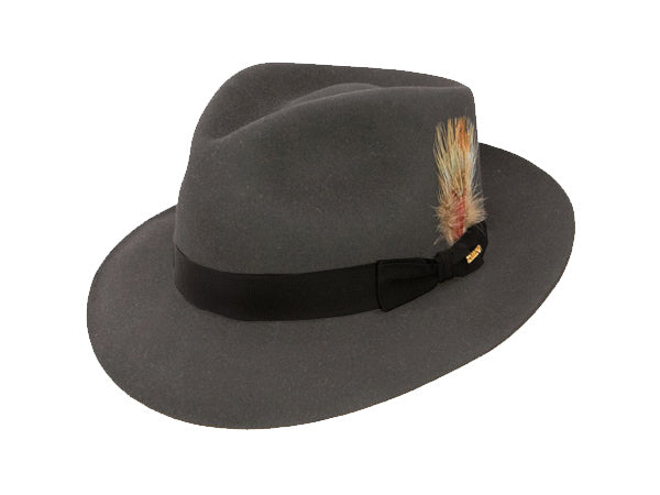 Stetson Downs Fur Felt Fedora Hat