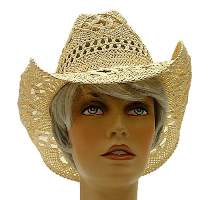 Montecarlo Des Moines Cowgirl Straw Hat