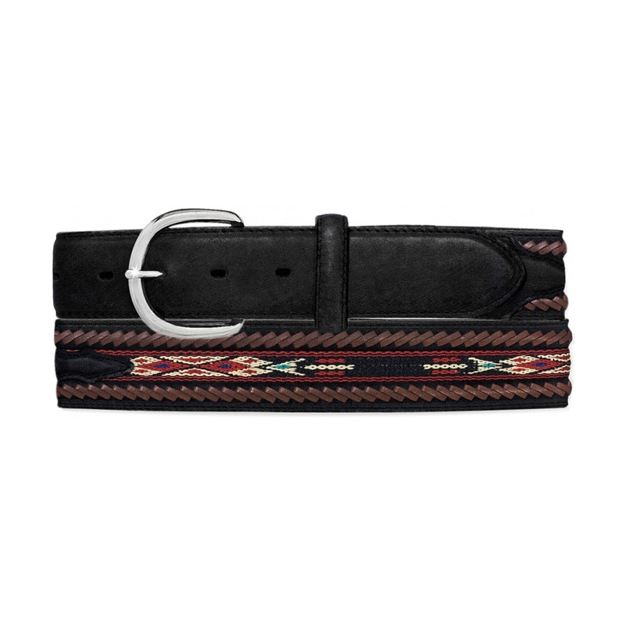 Laced Edge Cowboy Belt - Black