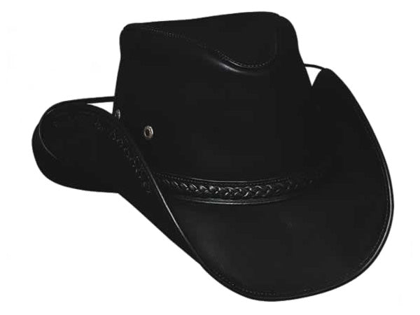 Bullhide Melbourne Leather Cowboy Hat Black