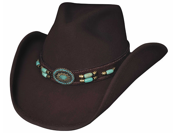 Bullhide Jewel of the West Western Hat Chocolate