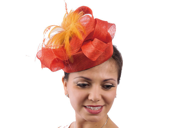 Sweet Amore Sinamay Pillbox Fascinator