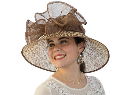 Portia Animal Print Dome Dress Hat