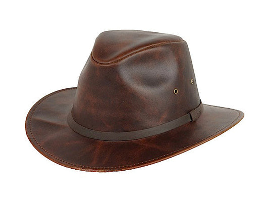 Henschel Packable Leather Safari Hat