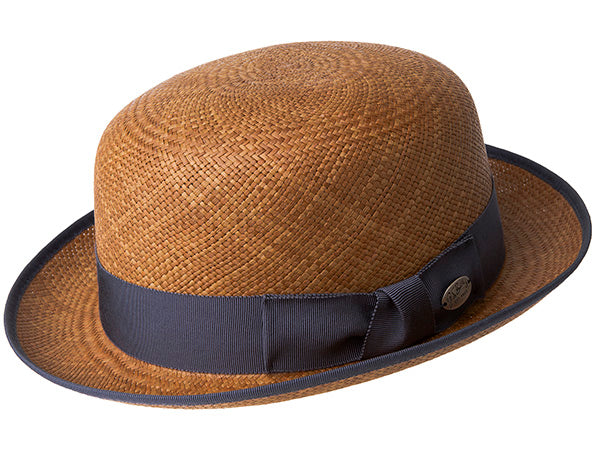 Bailey Chaplin Panama Straw Derby Hat