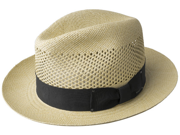 Bailey Groff Vent Panama Straw Fedora Hat