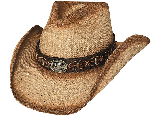 Bullhide Left Handed Gun Straw Cowboy Hat