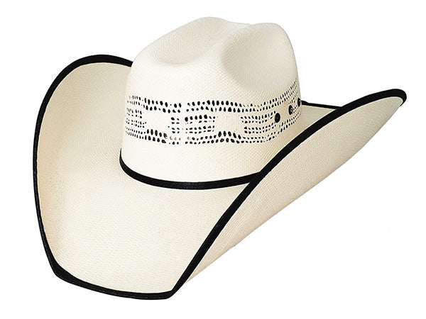 Bullhide Rodeo Scene 20X Straw Cowboy Hat