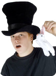 Magician Hat with Rabbit