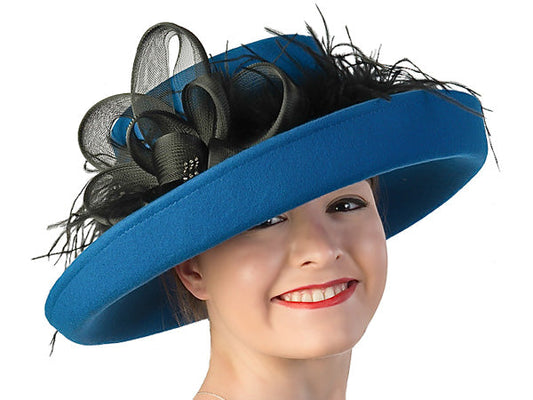 Uptown Wool Felt Ladies Dress Hat