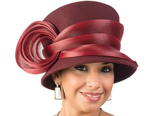 Penny Wool Felt Church Hat