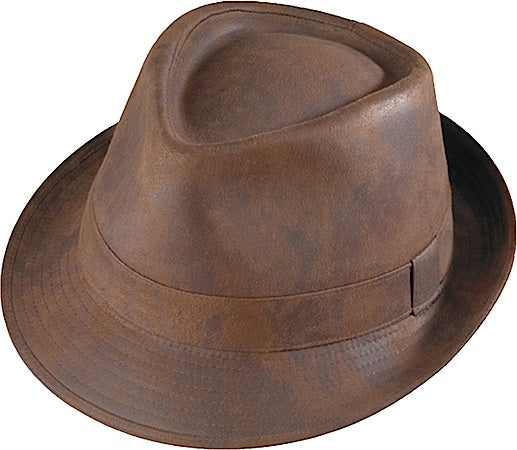 Henschel Faux Suede Fedora Hat