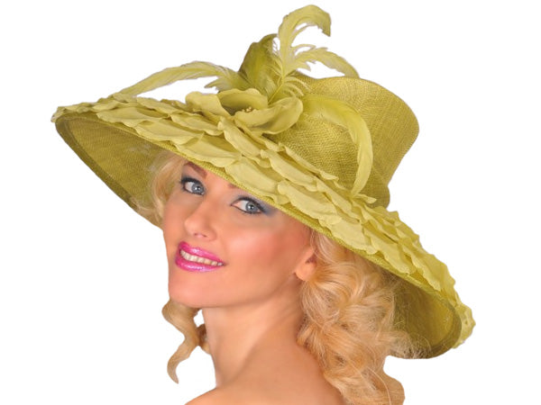 Francesca Wide Brim Sinamay Hat