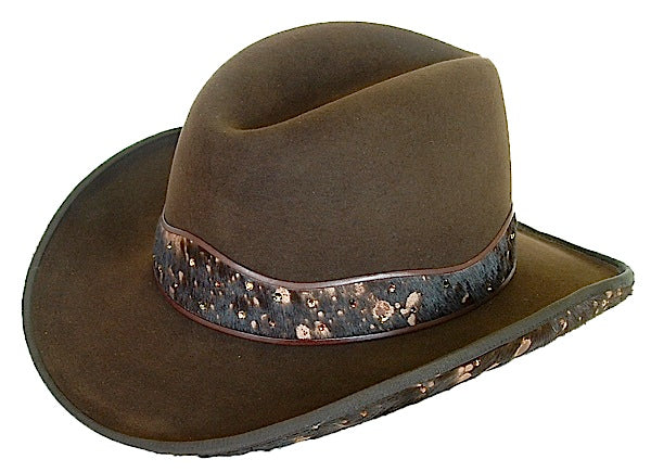 AzTex Calfskin Trim Ladies Homburg