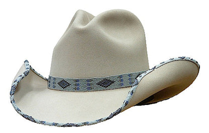 AzTex Navajo Beaded Cowboy Hat 50X