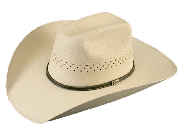 Atwood Hereford Low Vented Crown Palm Straw Hat