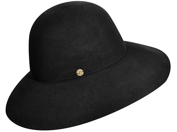 Karen Kane Raw Edge Floppy Wide Brim Hat